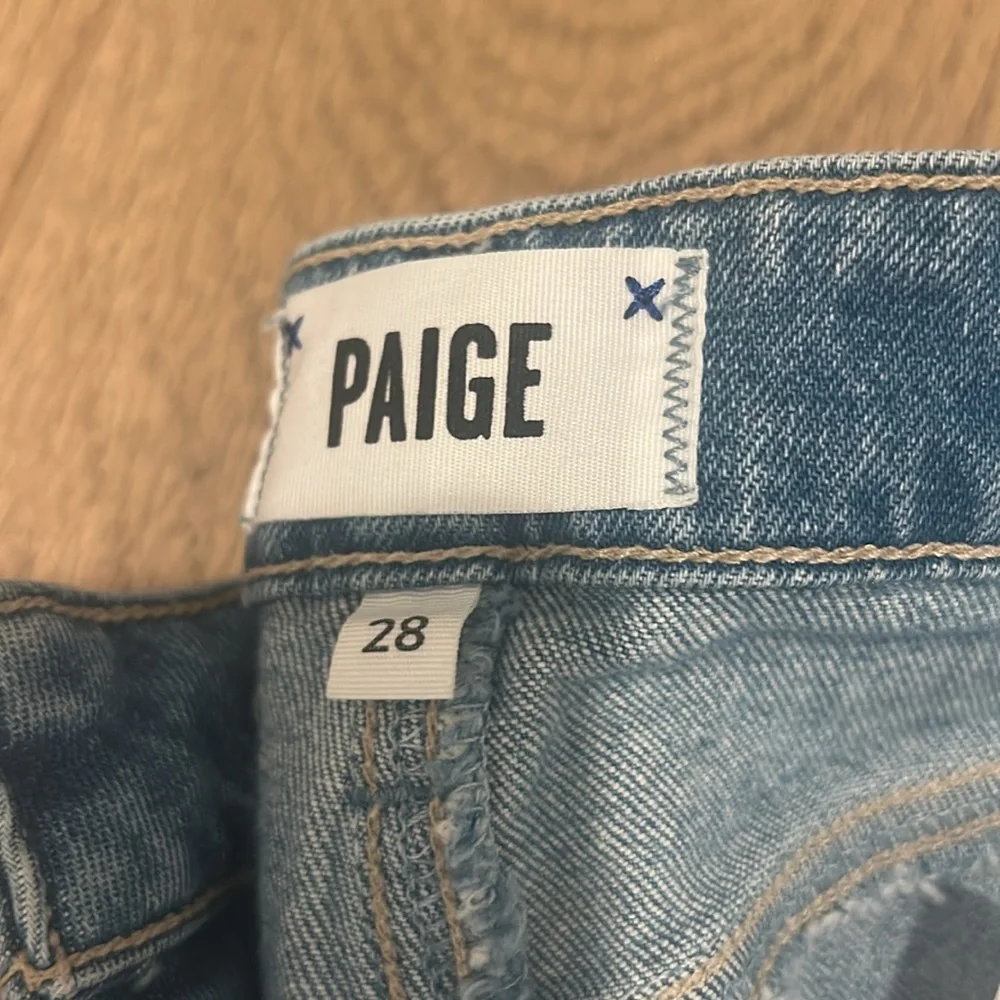 PAIGE Light Blue Hoxton Slim Jeans - Picture 4 of 8